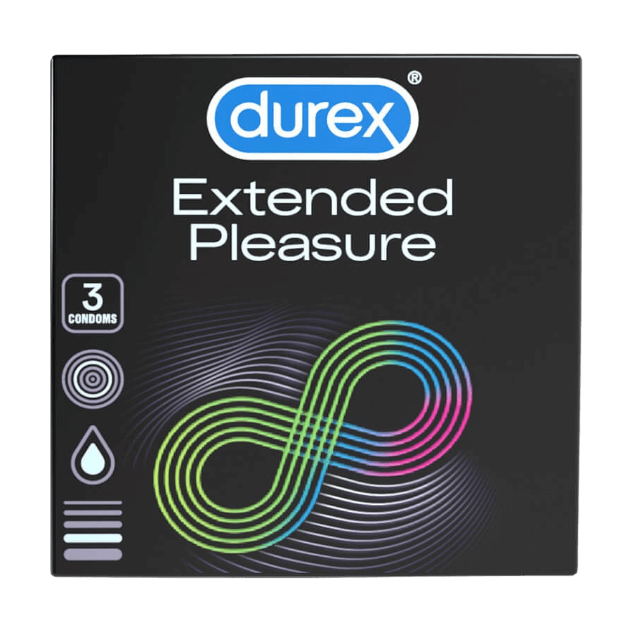 Durex Extended Pleasure óvszer (3db) - ejakuláció-késleltetős óvszer