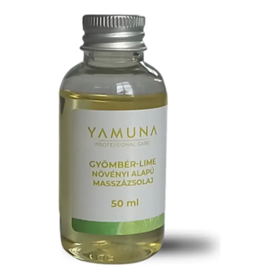Gyömbér-lime növényi alapú masszázsolaj - 50ml - 