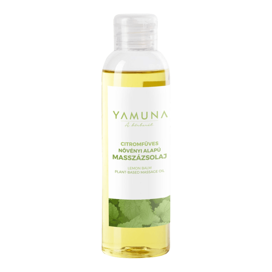 Citromfüves növényi alapú masszázsolaj - 250ml - színezék-, parabén- és paraffin mentes