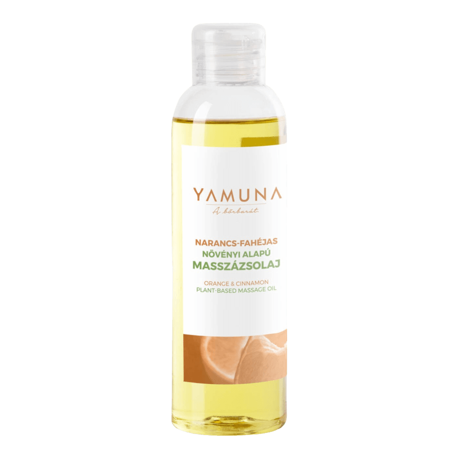 Narancs-fahéjas növényi alapú masszázsolaj - 250ml - színezék-, parabén- és paraffin mentes