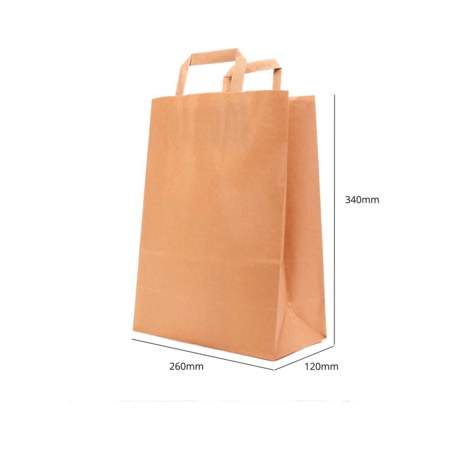 Papír táska 260x340x120 mm - az ár tartalmazza a termékdíjat