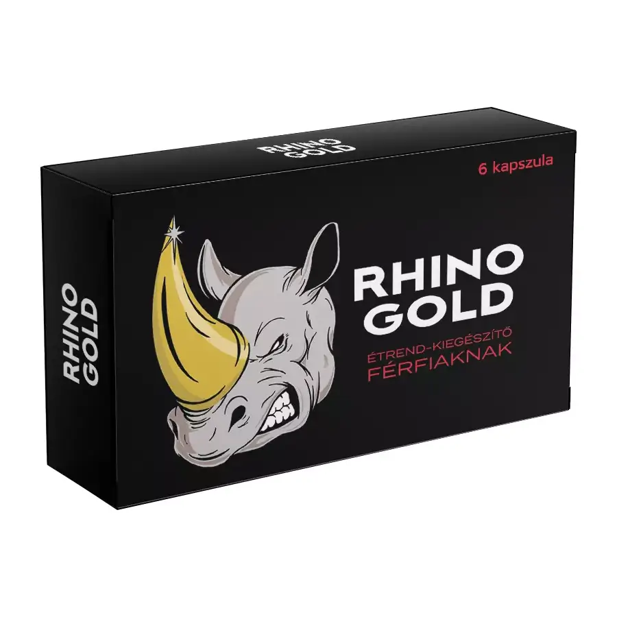 RHINO Gold - 6db kapszula - alkalmi potencianövelő