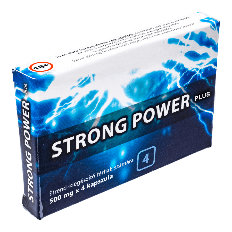 Strong Power - 4db kapszula alkalmi potencianövelő