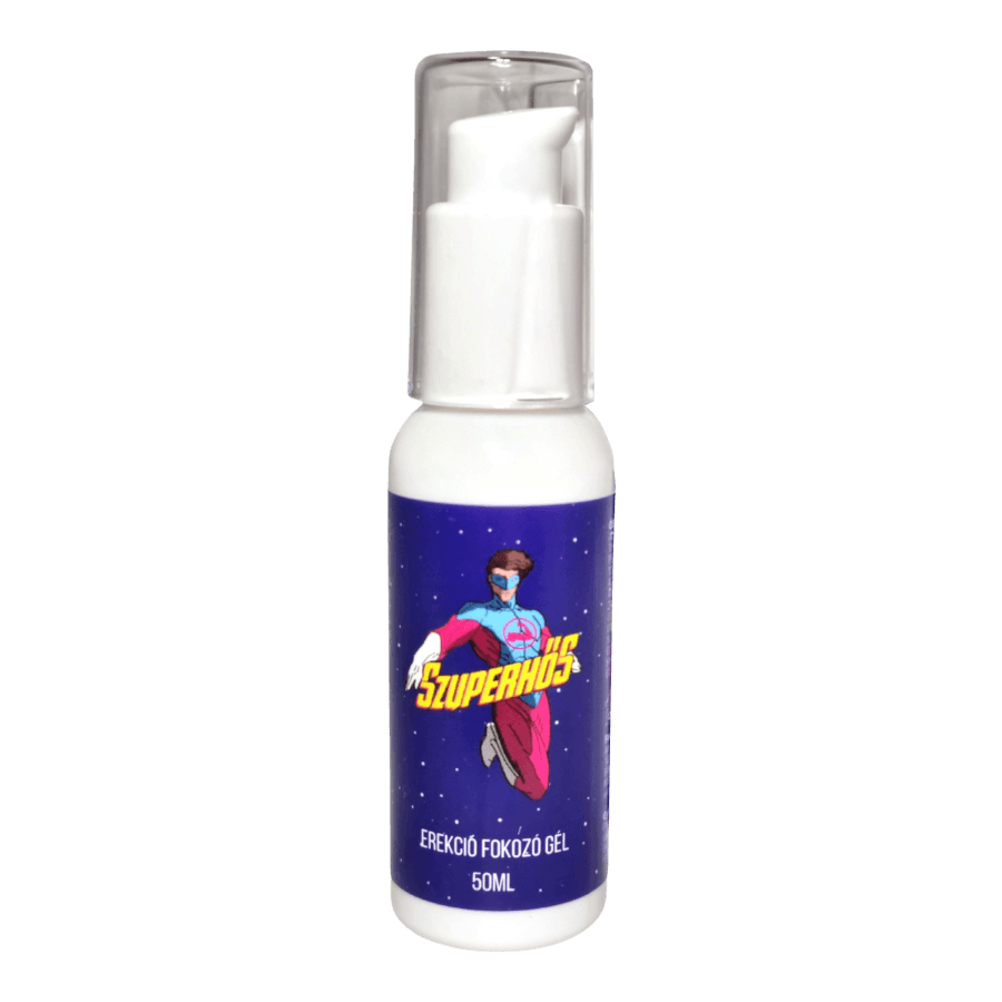 Szuperhős erekció fokozó gél - 50ml - alkalmi potencianövelő