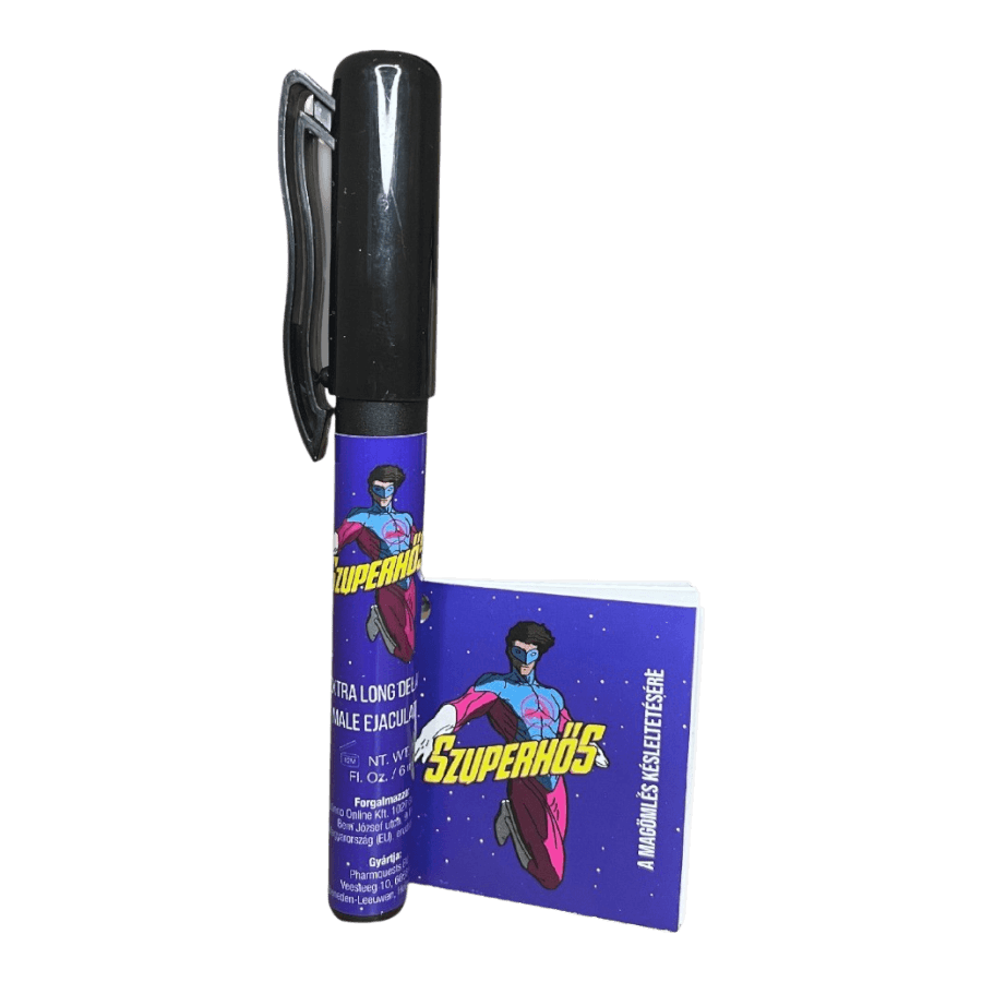 Szuperhős magömlés késleltető toll - 6ml - 