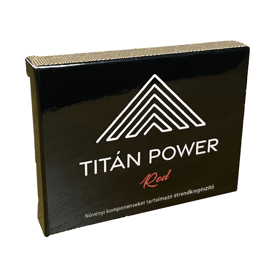 Titán Power Red - 3db kapszula