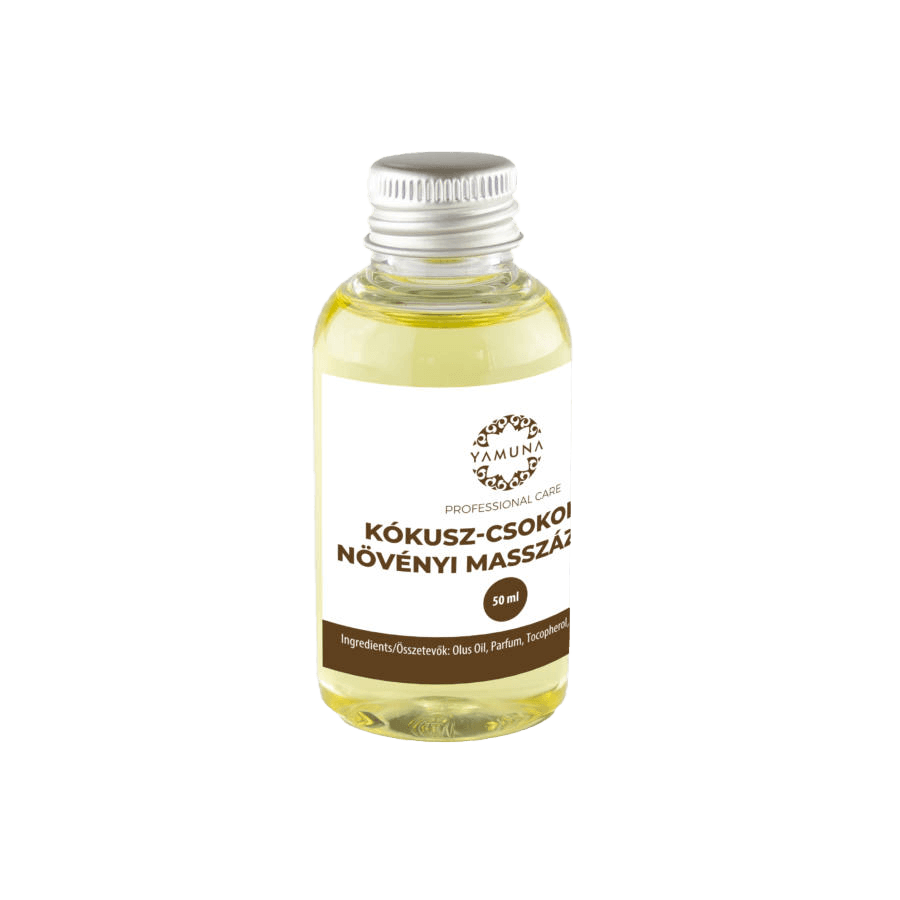 Kókusz-Csokoládé növényi alapú masszázsolaj - 50ml színezék-, parabén- és paraffin mentes